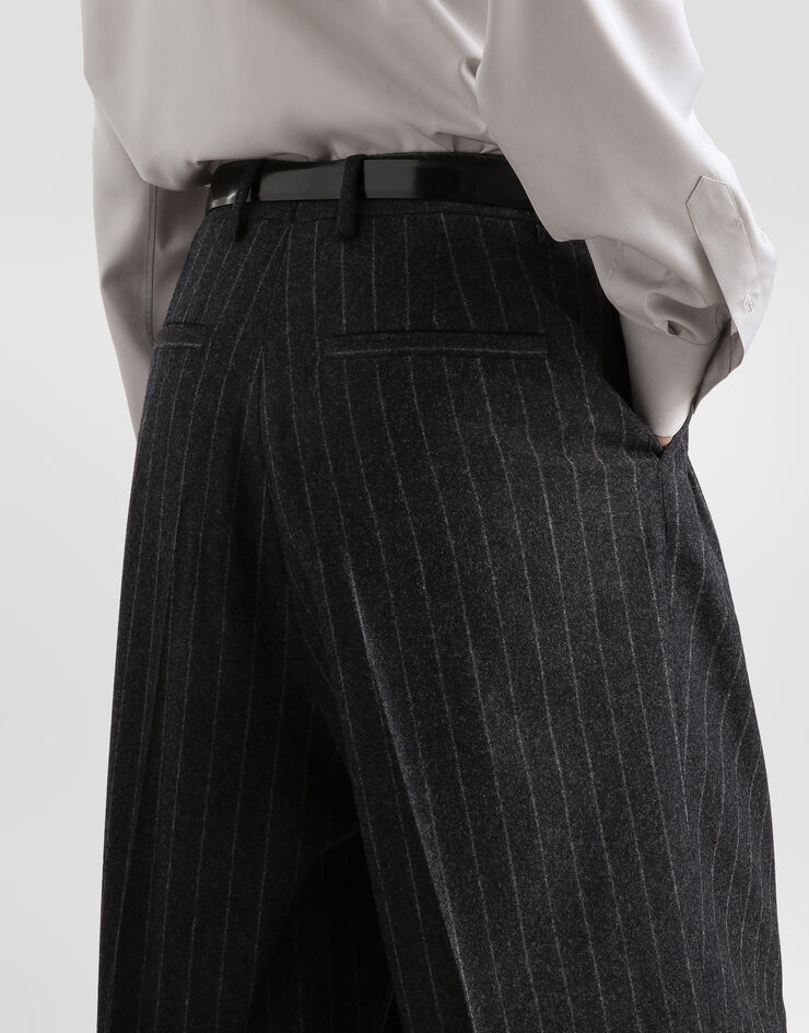 Dolce & Gabbana Pinstripe flannel trousers  GP16NTFR23F