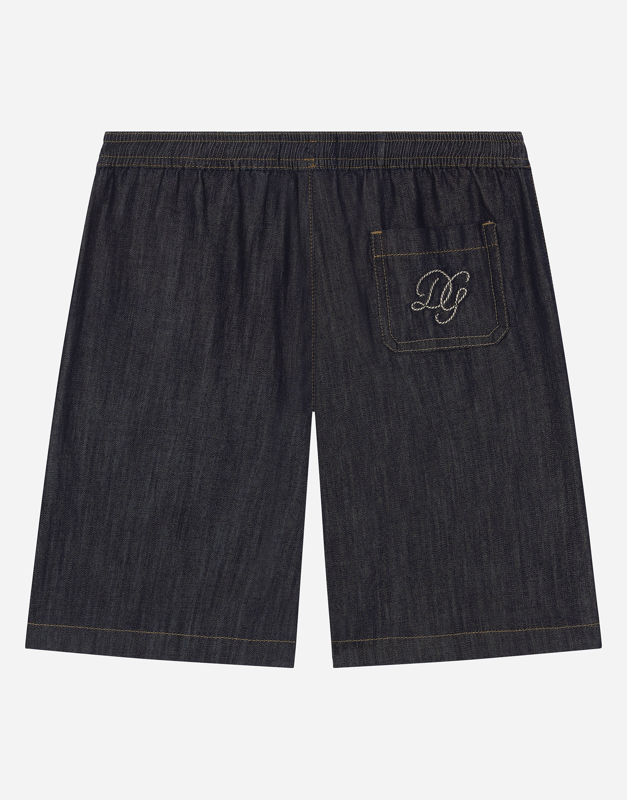 Multicolorのボーイズ DGロゴ デニム ショートパンツ | Dolce&Gabbana®