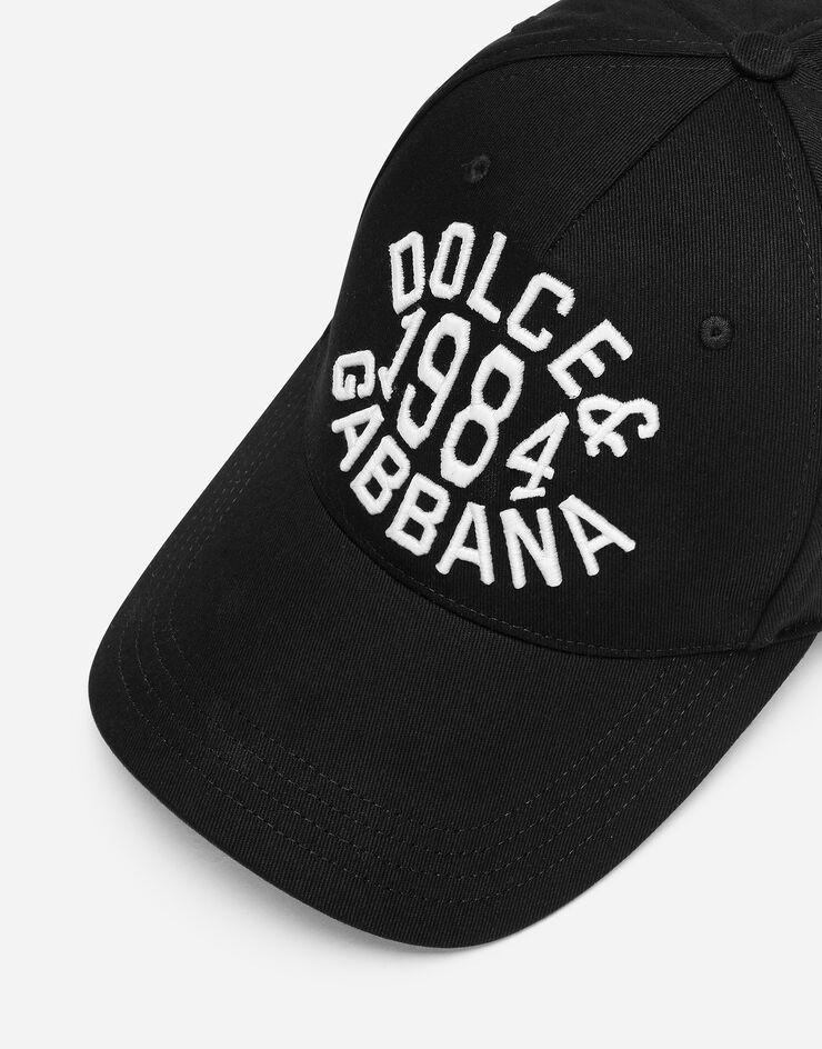 Dolce & Gabbana كاب بيسبول بتطريز شعار Dolce&Gabbana أسود GH873ZGI334