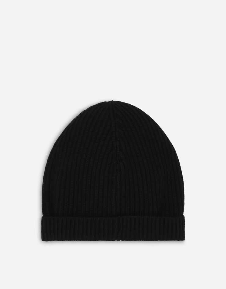 Dolce&Gabbana Knit hat with Dolce&Gabbana tag Black FXL68TJFMS9