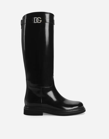 Dolce & Gabbana Calfskin boots Gold CU1161A6A02