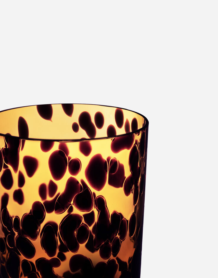 Dolce & Gabbana Hand-Blown Murano Beverage Glass Multicolor TCB005TCAD1