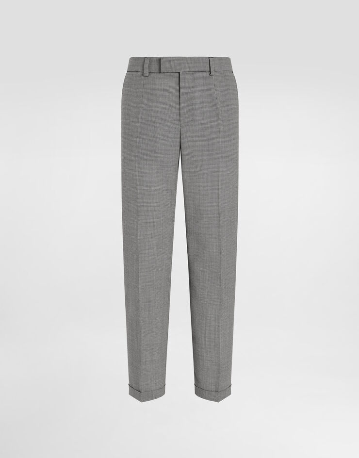 Dolce & Gabbana Tailored wool pants Multicolor GP0B8TFQ2OI