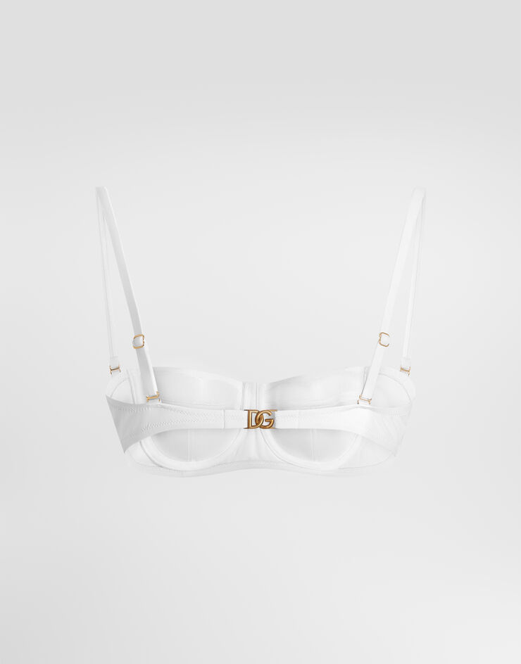 Dolce & Gabbana Balconette bikini top White O1A16JONO12