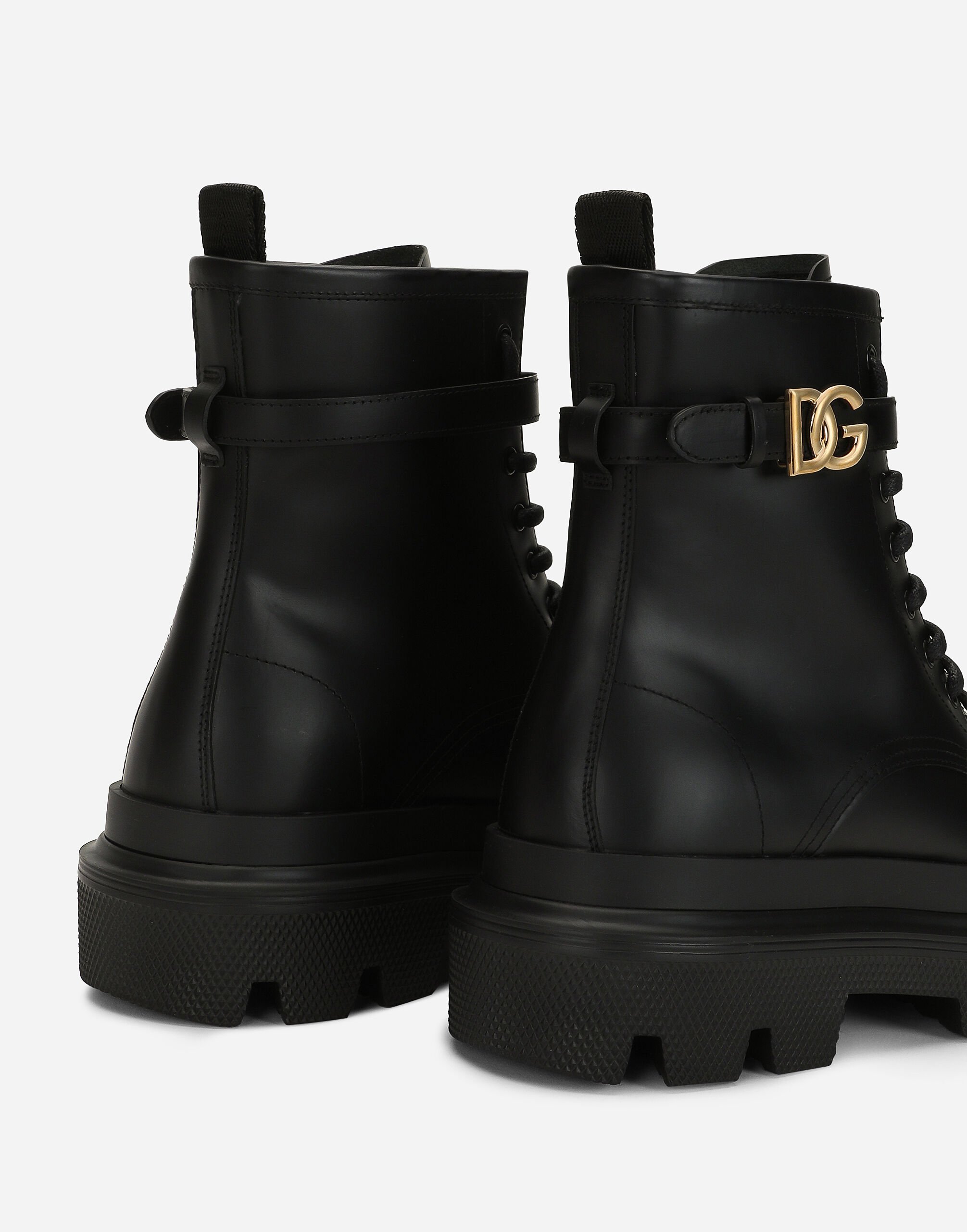 Calfskin ankle boots in Black for Women | Dolce&Gabbana® US