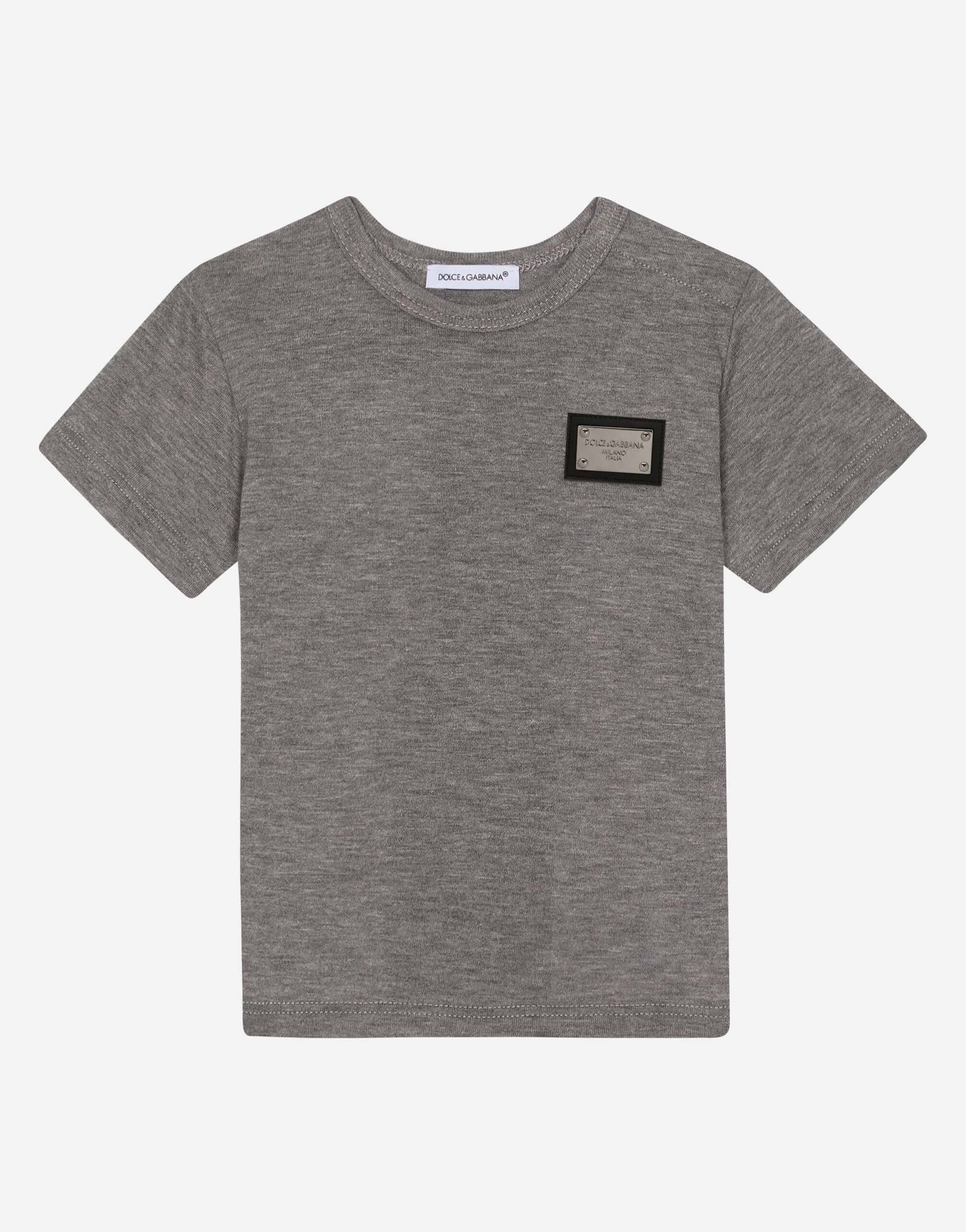 Dolce & Gabbana ◆D&G ロゴ 半袖 Tシャツ グレー◆関税送料込み Dolce & Gabbana DG ロゴ 半袖Tシャツ グレー Tシャツ・カットソー