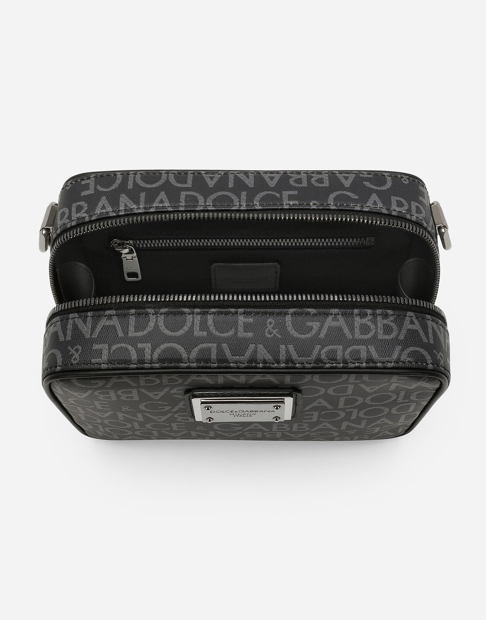 Coated jacquard crossbody bag in Print for Men | Dolce&Gabbana® US