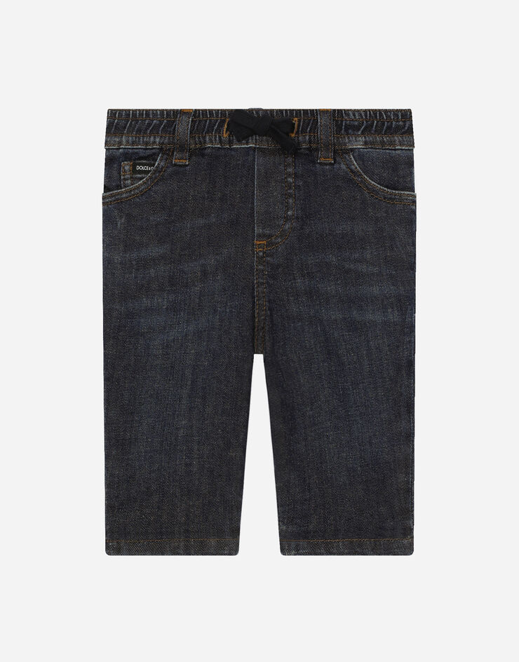 Dolce & Gabbana Vaqueros de denim elástico azul Azul L14P16LDB17