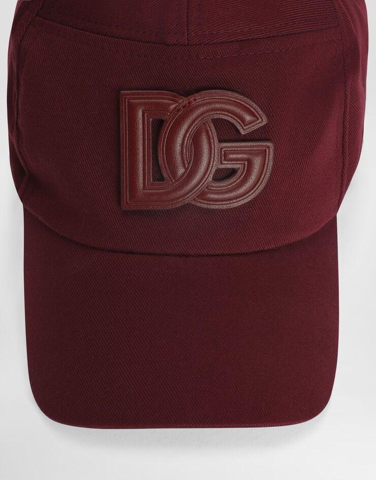 Dolce & Gabbana Cotton gabardine baseball cap Dolce & Gabbana Cotton gabardine baseball cap Purple GH931ZGK263
