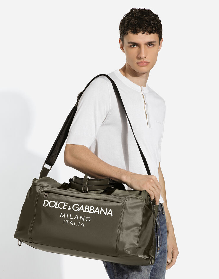 Dolce & Gabbana 尼龙旅行袋 绿 BM2335AG182