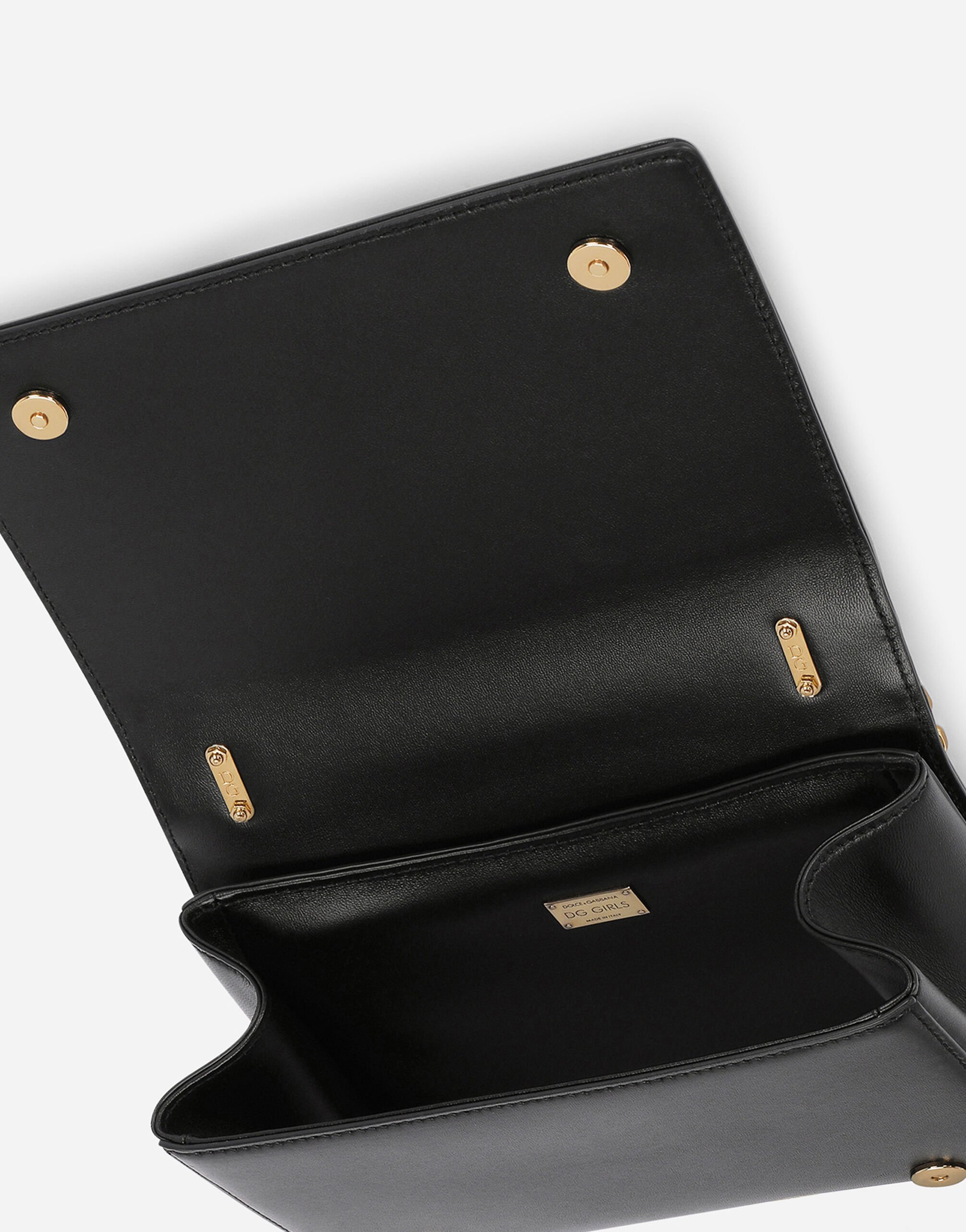 Nappa Leather DG Girls Shoulder Bag - Women's Bags