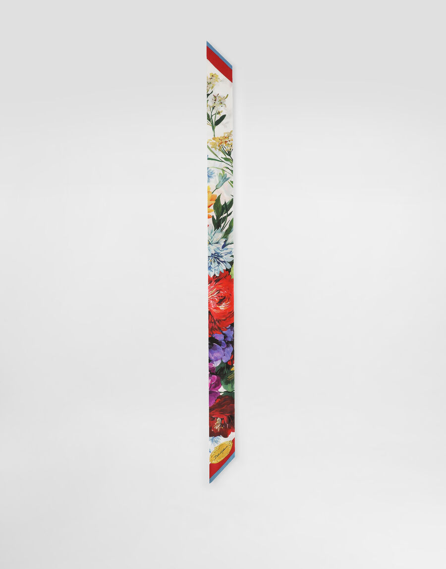 Silk twill bandeau