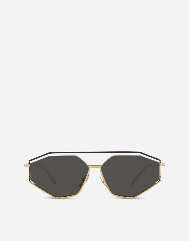 Dolce & Gabbana Sartoriale Swagging sunglasses Nero/Giallo VG2265VM487