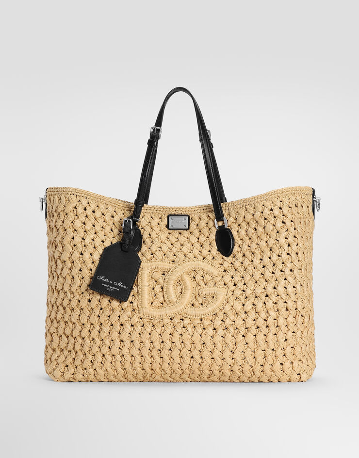 Dolce & Gabbana Atene raffia shopping bag Dolce & Gabbana Atene raffia shopping bag Multicolor BM2655A0756