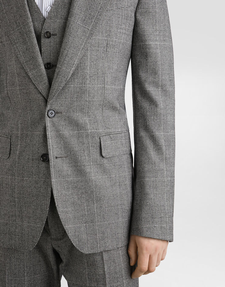 Dolce & Gabbana Single-breasted glen plaid suit Multicolor GK02XTFQBBQ