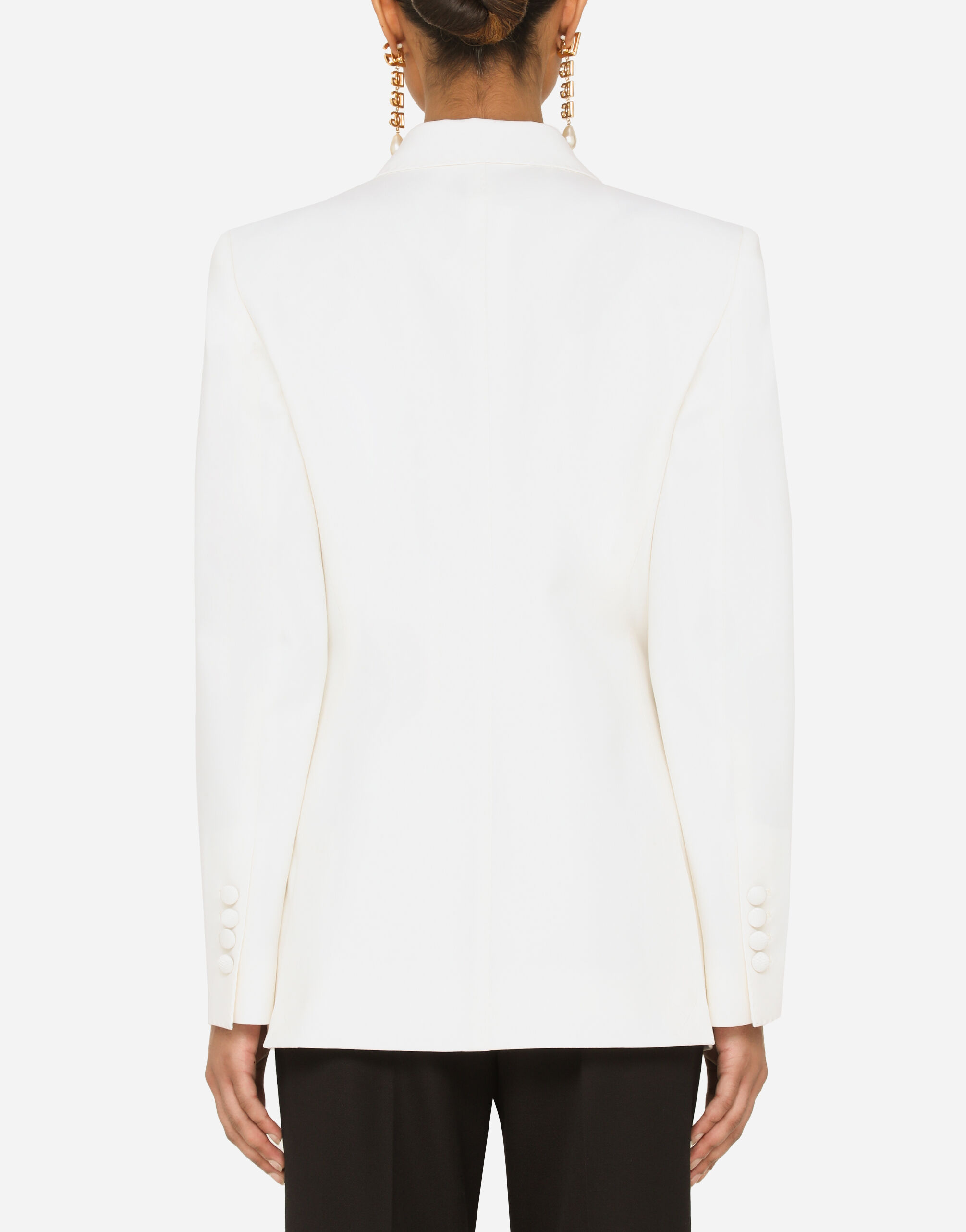 ドルチェ&ガッバーナ Dolce & Gabbana Virgin Wool Jacket Dolce & Gabbana - Single-breasted virgin wool jacket black