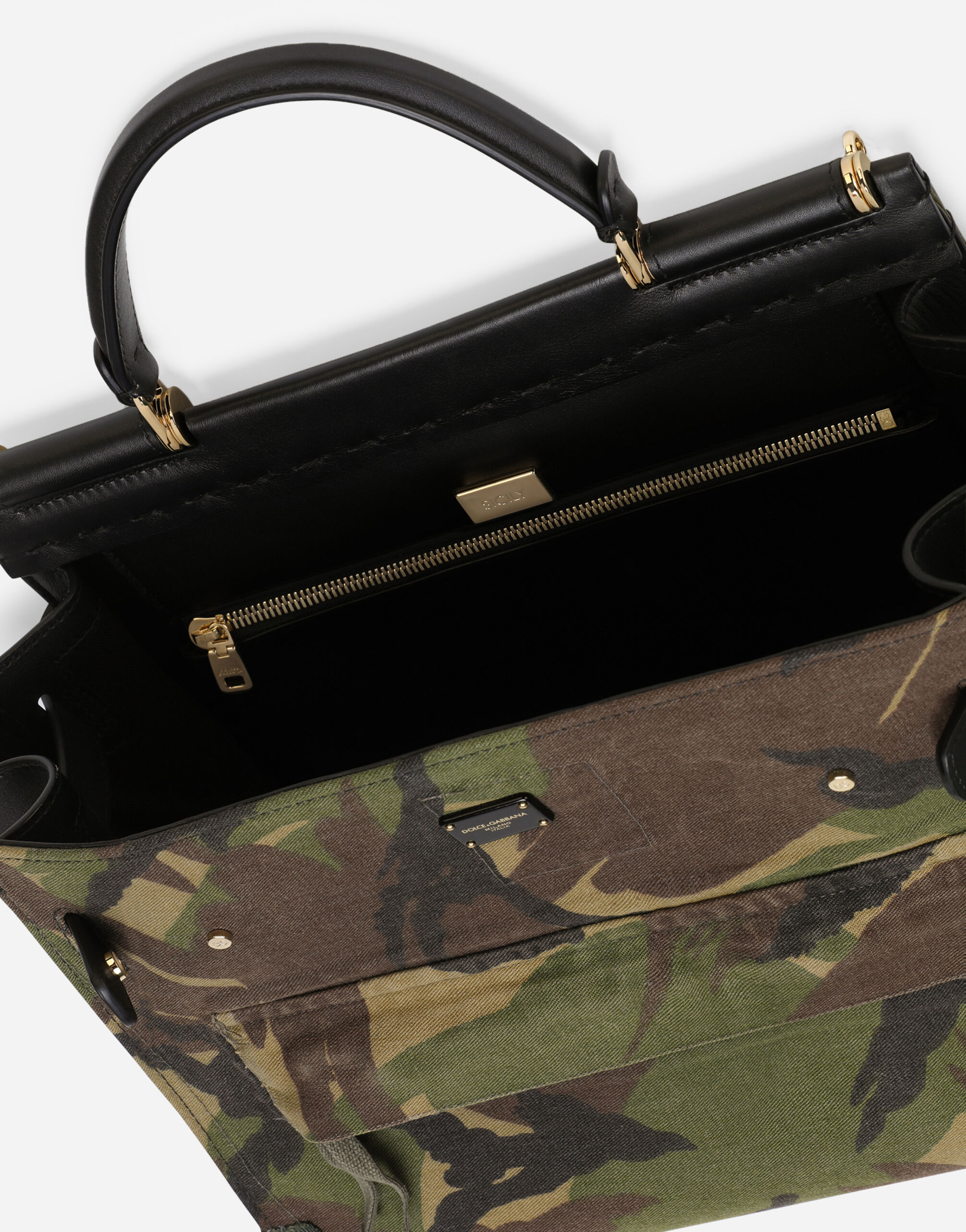 Sicily 62 Soft bag in camouflage patchwork in Multicolor for Women