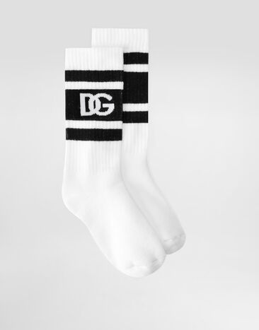 Dolce & Gabbana Socks with logo Multicolor LBKAC5JBCAC