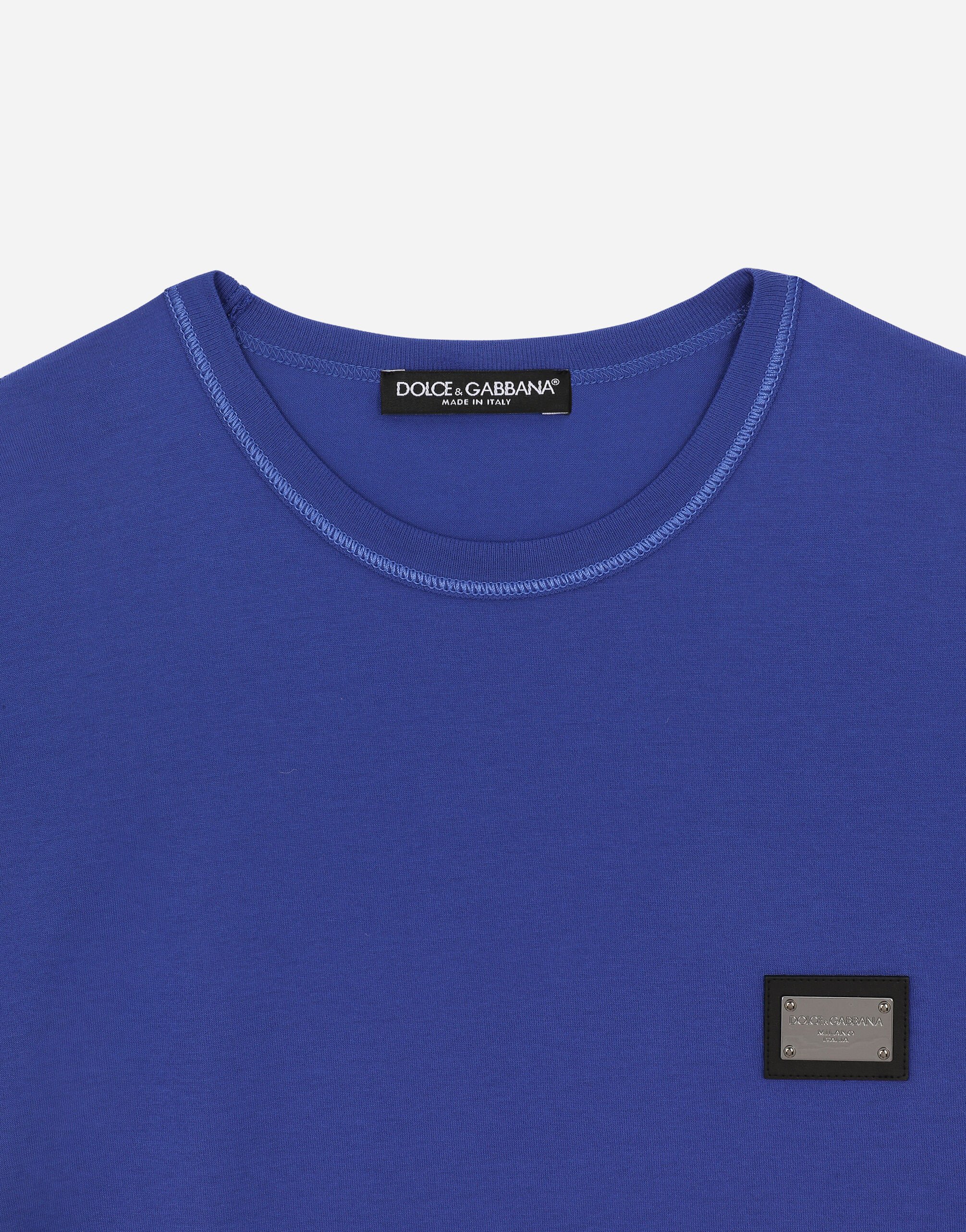 Blue dolce and gabbana store shirt