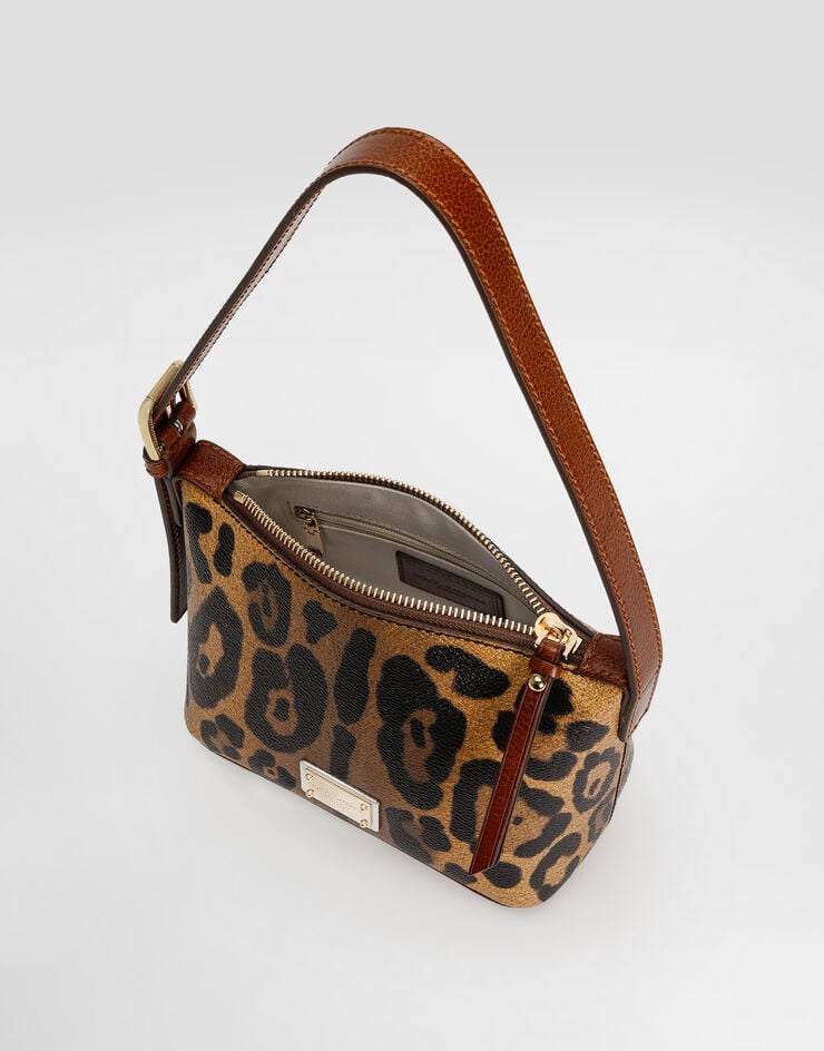 Dolce & Gabbana Leopard-print Crespo DG shoulder bag Multicolor BB7344AW384
