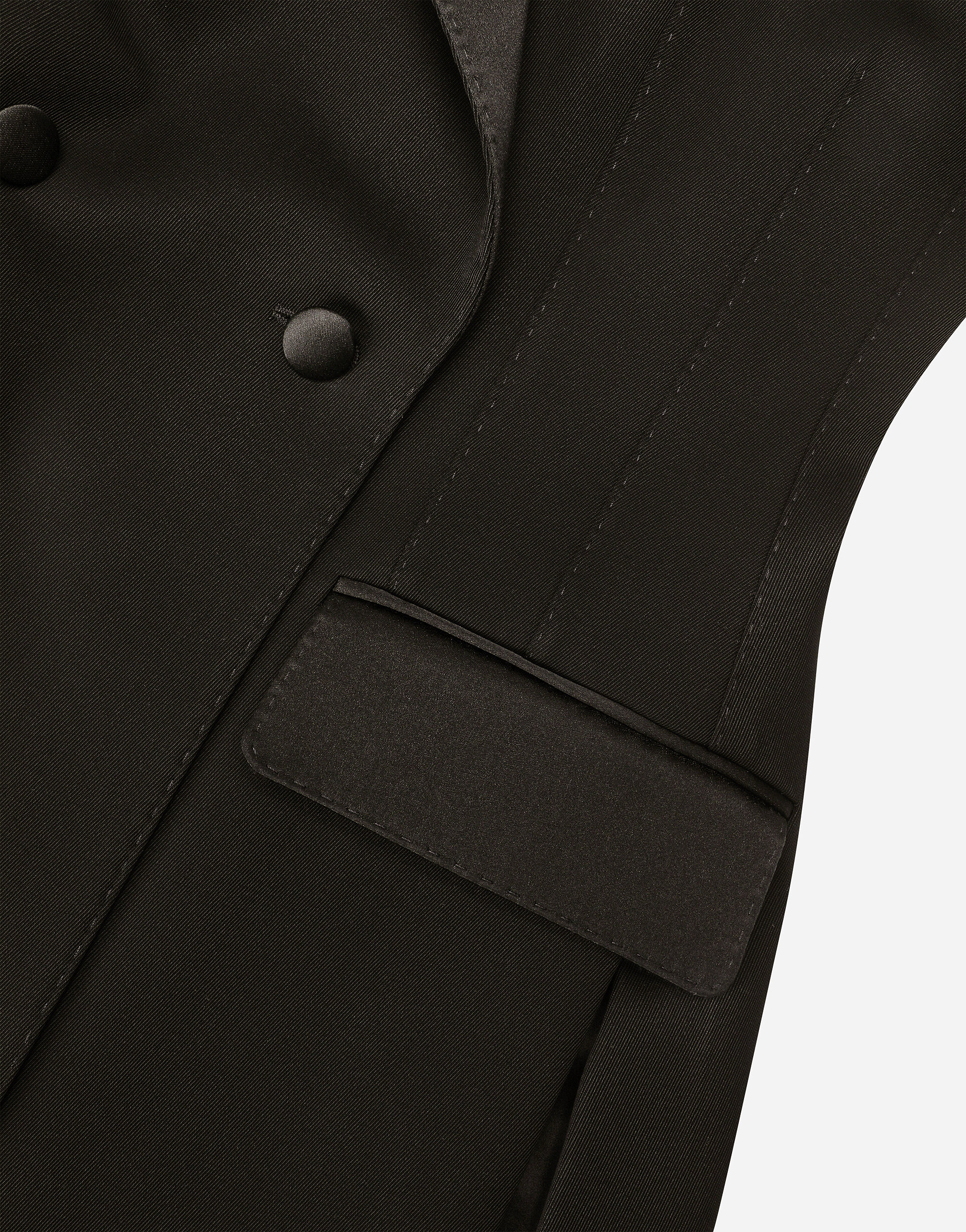 アウターその他 DOLCE  GABBANA Women Outer 92339 F27DAZFU3JL 90869 Black Double-breasted baize coat in Black for Women