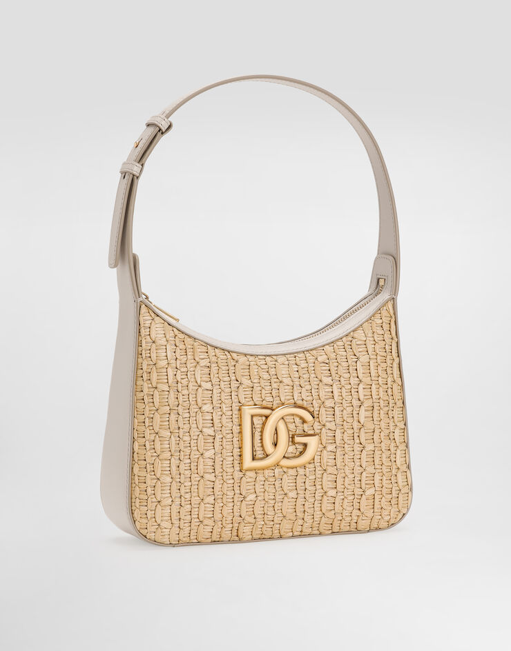 Dolce & Gabbana Sac d’épaule en raphia au crochet Multicolore BB7598AC705