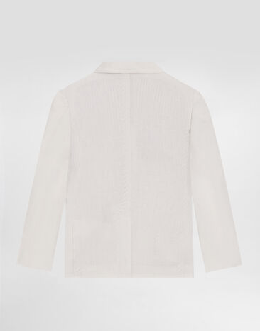 Dolce & Gabbana Deconstructed linen jacket Beige L41E97FU4LH