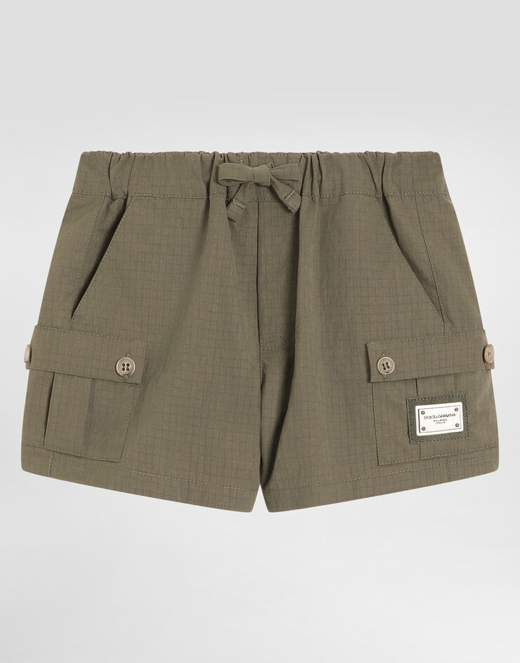 Dolce & Gabbana Ripstop bermuda shorts Dolce & Gabbana Ripstop bermuda shorts Green L14Q06HUMV9