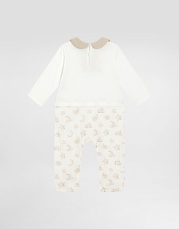 Dolce & Gabbana Set de regalo de 3 piezas de punto con estampado de lunas y estrellas Multicolor L1JOAIG7O1K