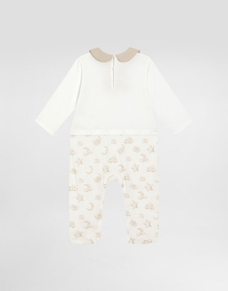 Dolce & Gabbana Set de regalo de 3 piezas de punto con estampado de lunas y estrellas Multicolor L1JOAIG7O1K