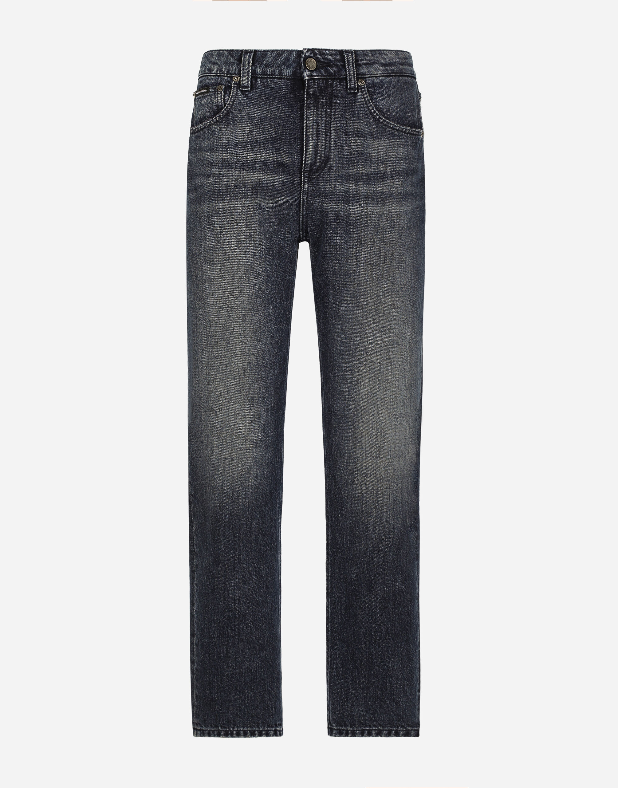 Dolce & Gabbana Boyfriend-Jeans aus Denim Blau F9R74DG8KT0