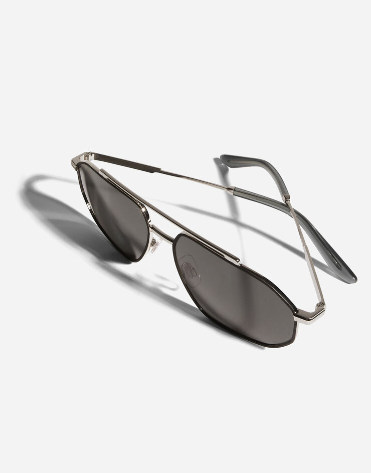 Dolce & Gabbana Lunettes de soleil Metal Classic Argent VG232AVM487