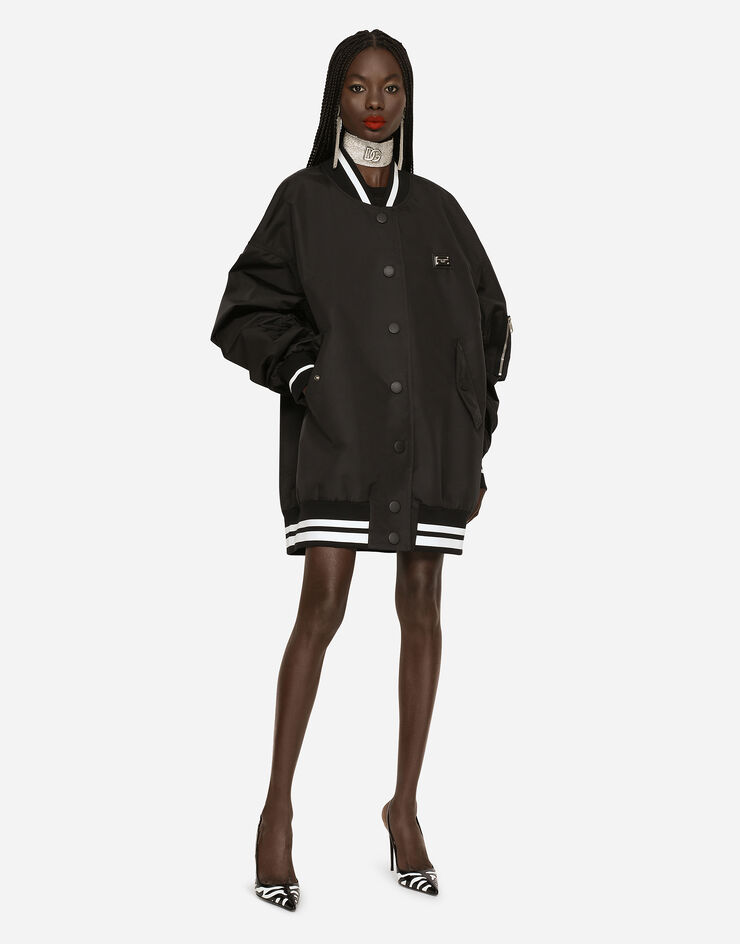 Dolce & Gabbana Nylon jacket Black F9N54ZG7D3N