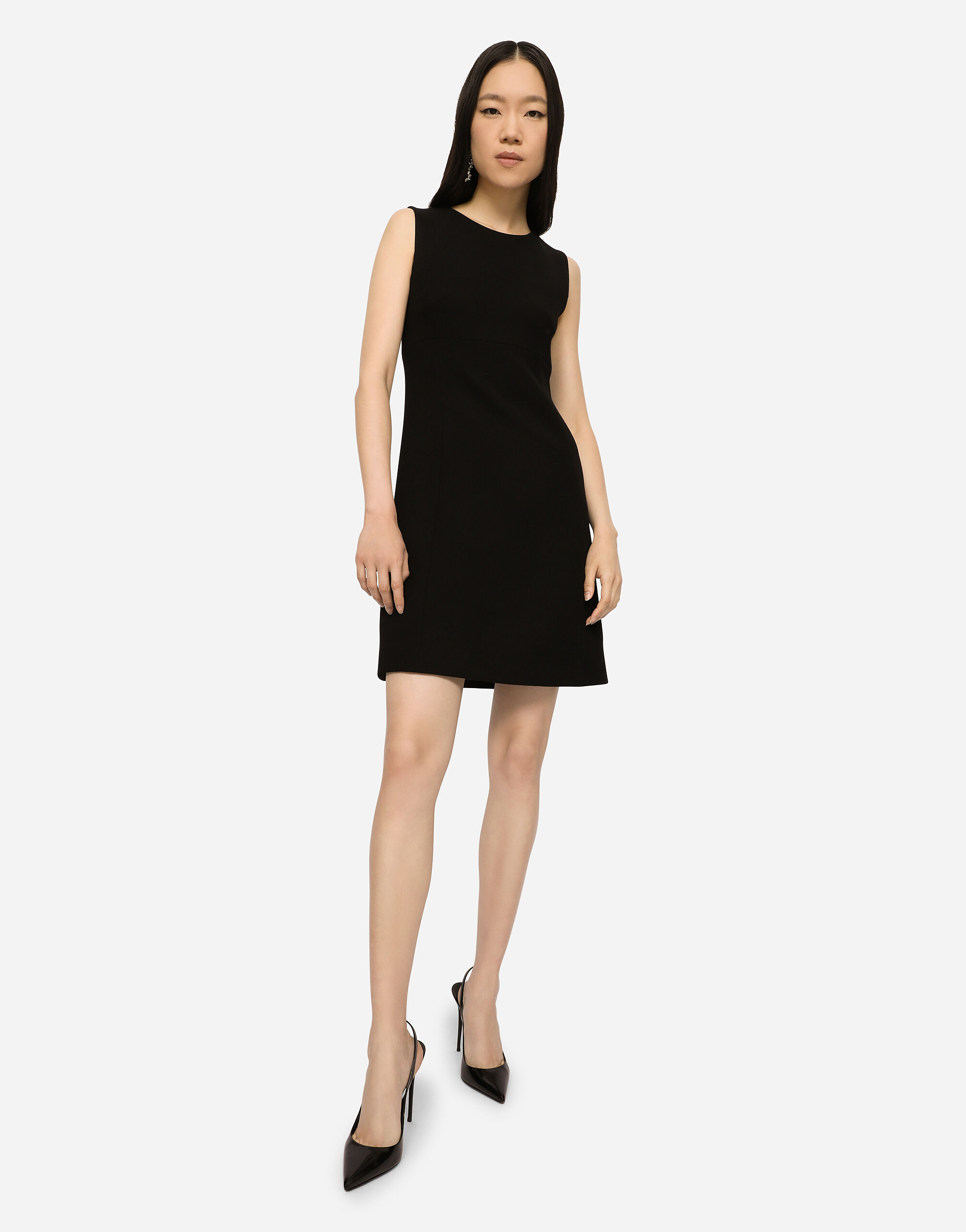 ブラックのウィメンズ Short woolen dress | Dolce&Gabbana®