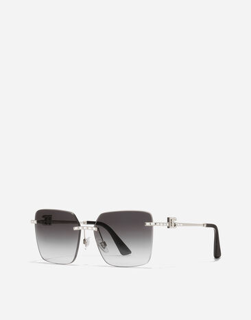 Dolce & Gabbana DG Crystals Sunglasses Silver VG2332VM58G