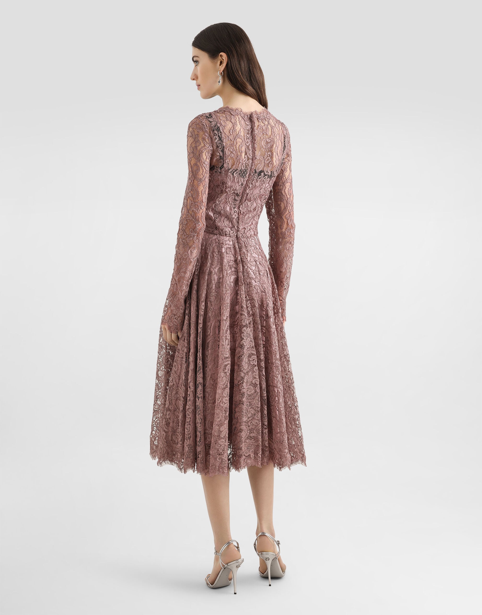 Lilacのウィメンズ Lace dress | Dolce&Gabbana®
