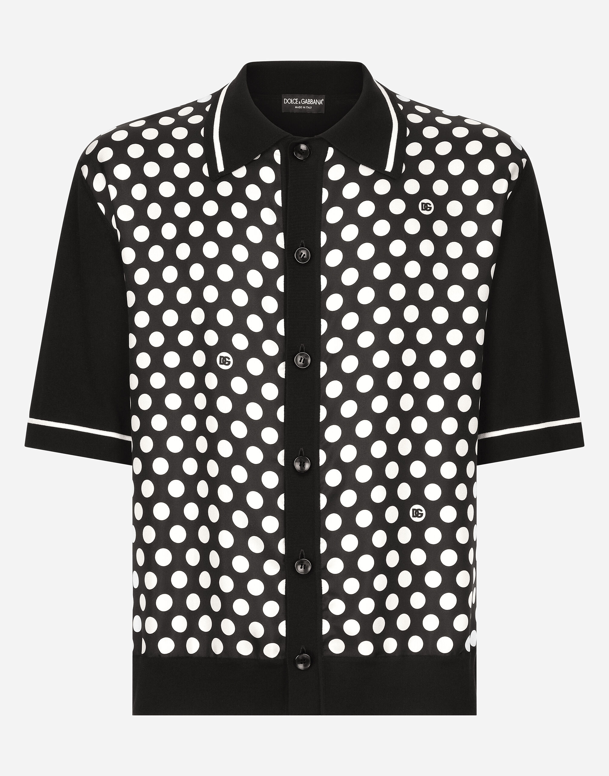 Dolce and gabbana polka dot shirt top