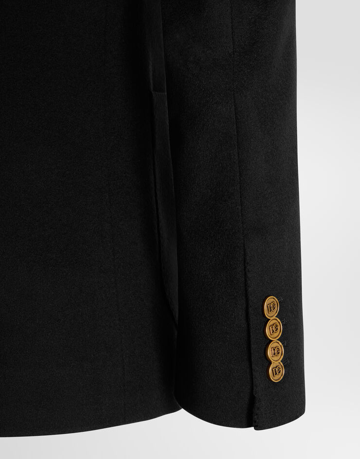 Dolce & Gabbana Portofino single-breasted cashmere drap jacket Dolce & Gabbana Portofino single-breasted cashmere drap jacket Black G2WX2THU2BZ