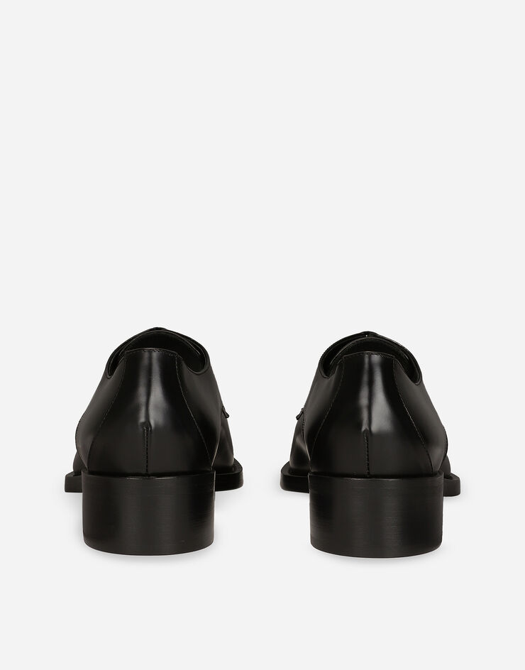 Dolce&Gabbana 카프스킨 더비 슈즈 블랙 CN0052AC801