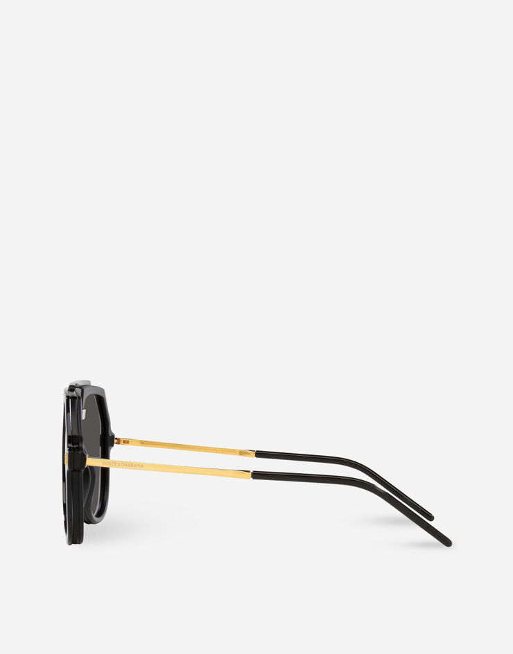 Dolce & Gabbana Sonnenbrille DG Intermix Schwarz VG6195VN187