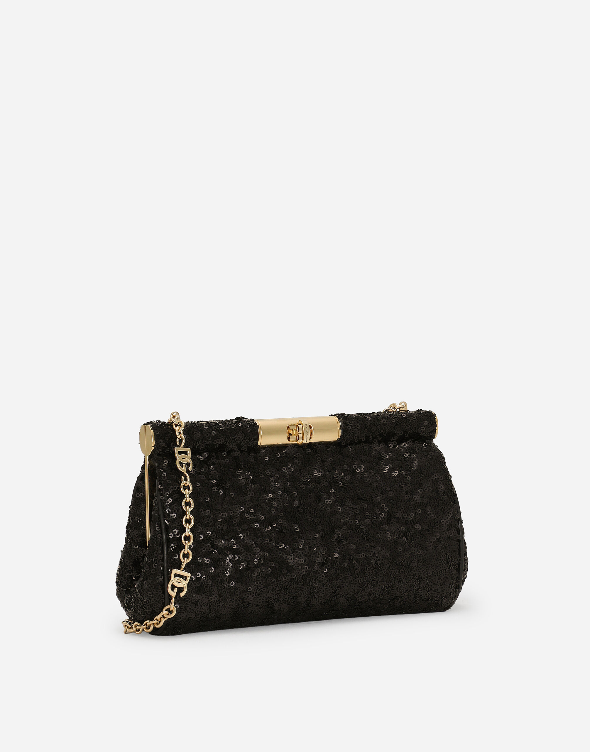 Medium Marlene shoulder bag in Black for Women | Dolce&Gabbana® US
