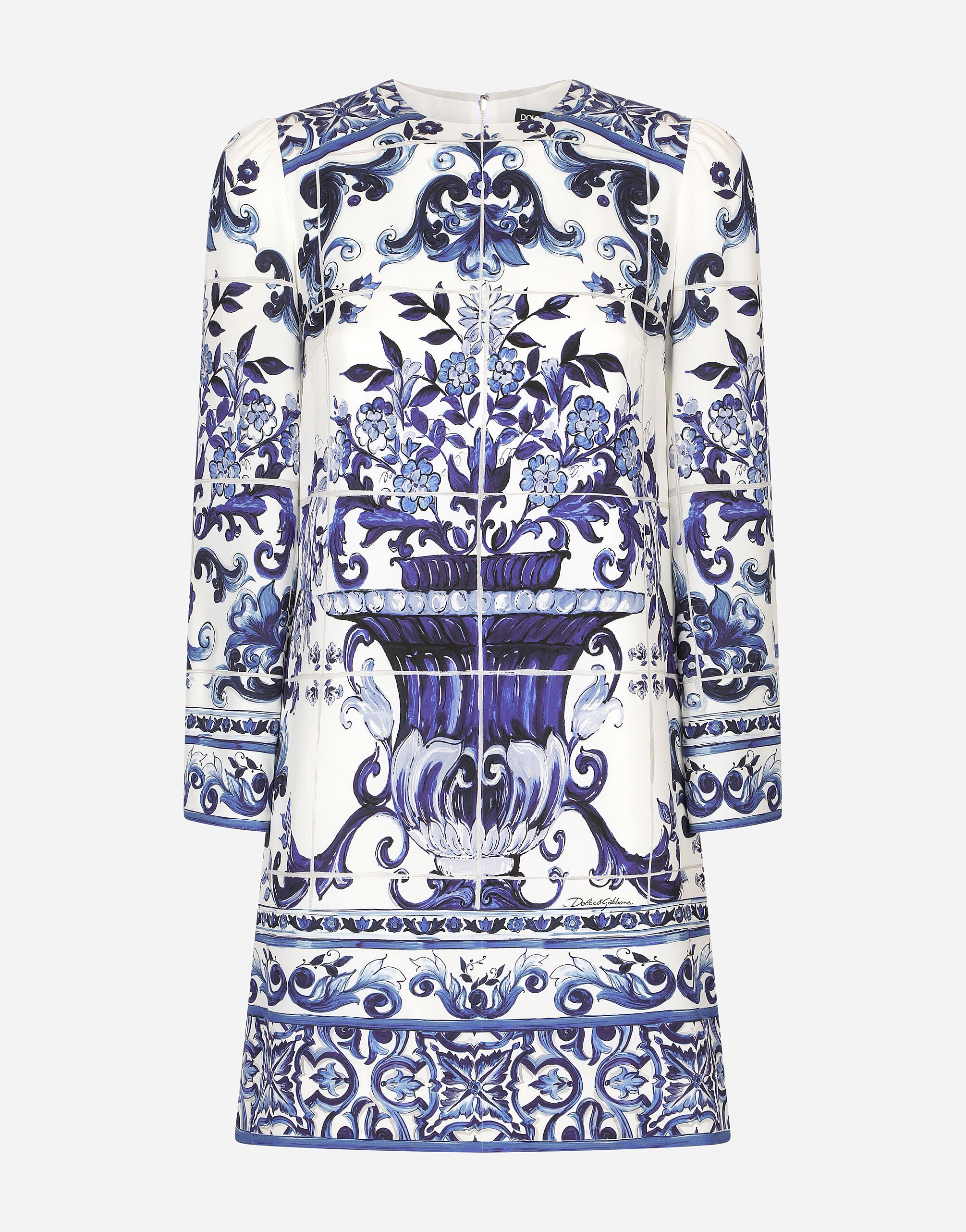 Dolce and gabbana majolica dress replica clearance