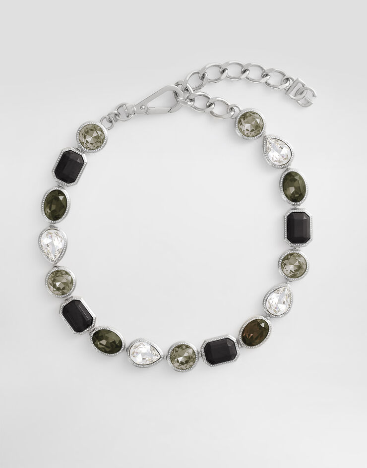 Dolce & Gabbana Necklace with rhinestones Silver WNS3S6W1111