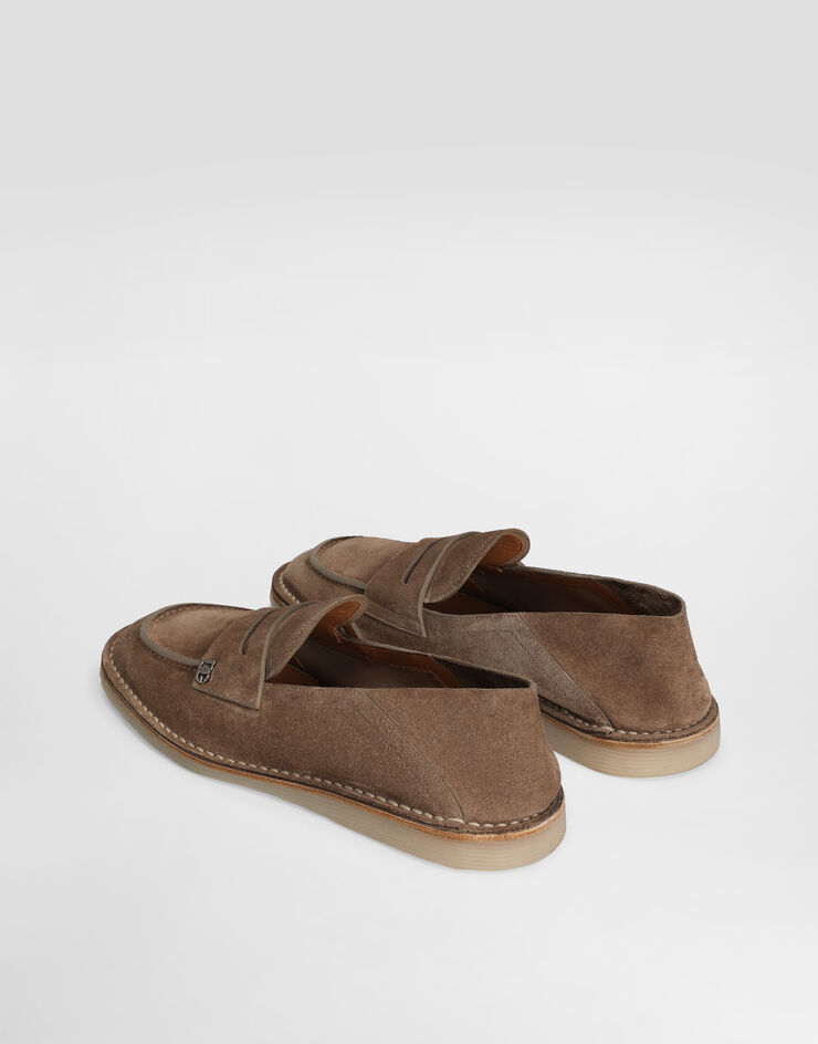 Dolce & Gabbana Reversed calfskin slipper Dolce & Gabbana Reversed calfskin slipper Brown A50739AS707