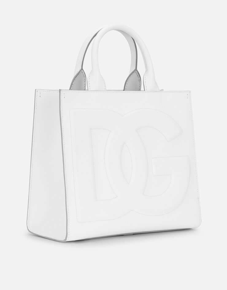 Dolce & Gabbana Small calfskin DG Daily shopper  белый BB7272AQ269