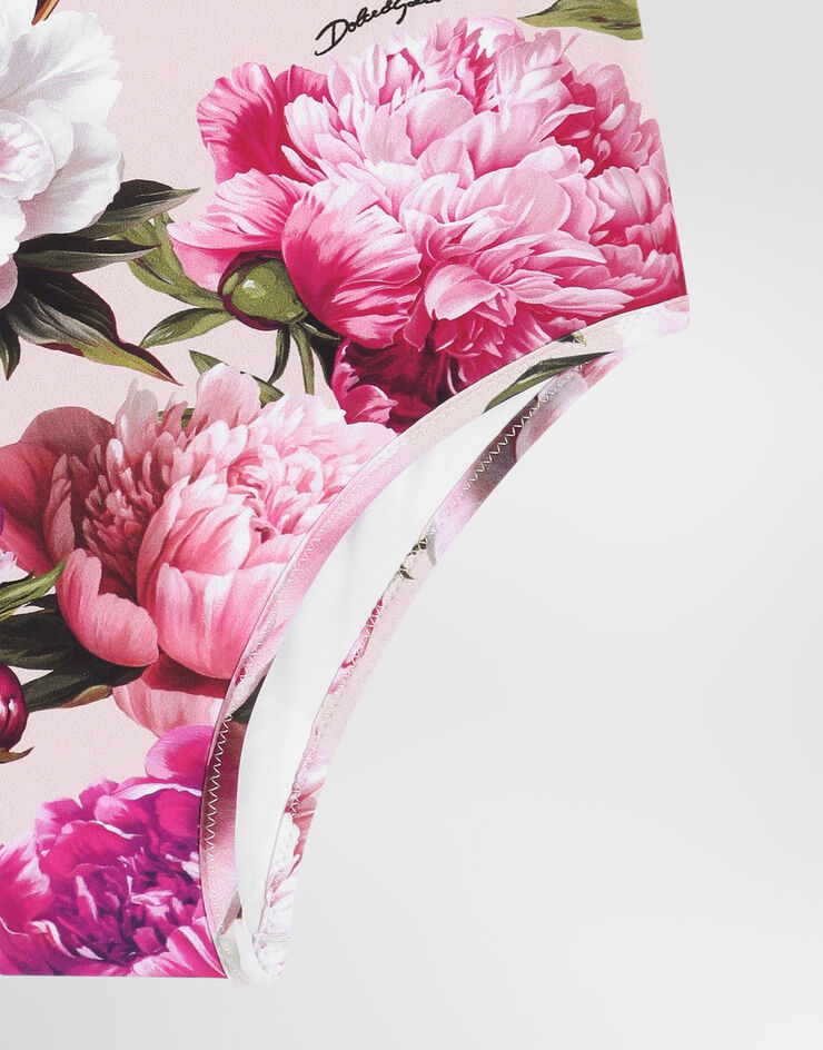Dolce & Gabbana Peony-print one-piece swimsuit Dolce & Gabbana Peony-print one-piece swimsuit Multicolor L5J886ON0IN