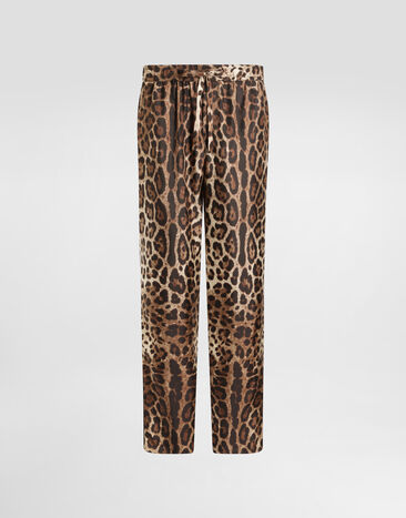 Dolce & Gabbana Silk pajama pants Print GVCRATGI955