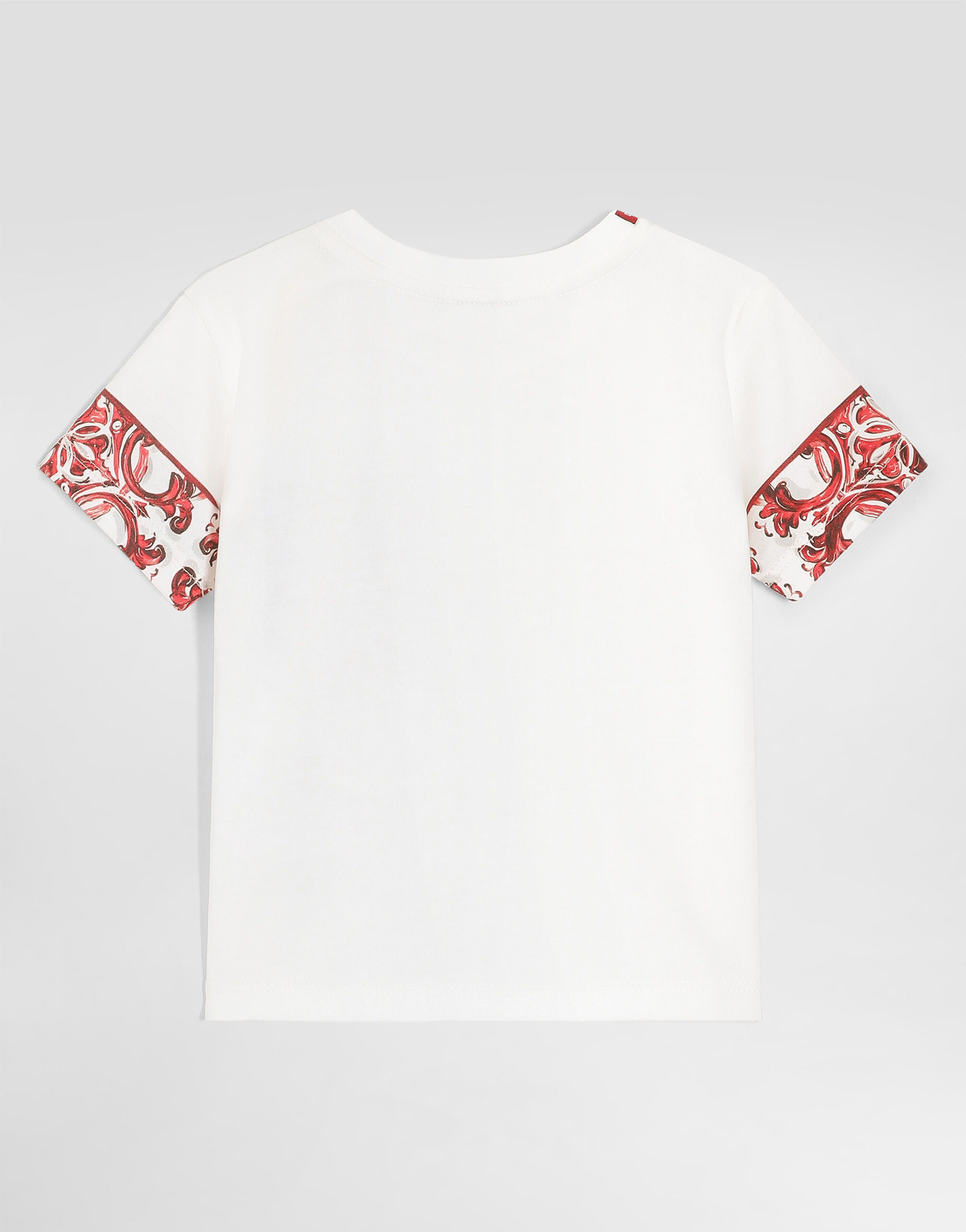Majolica-print jersey t-shirt