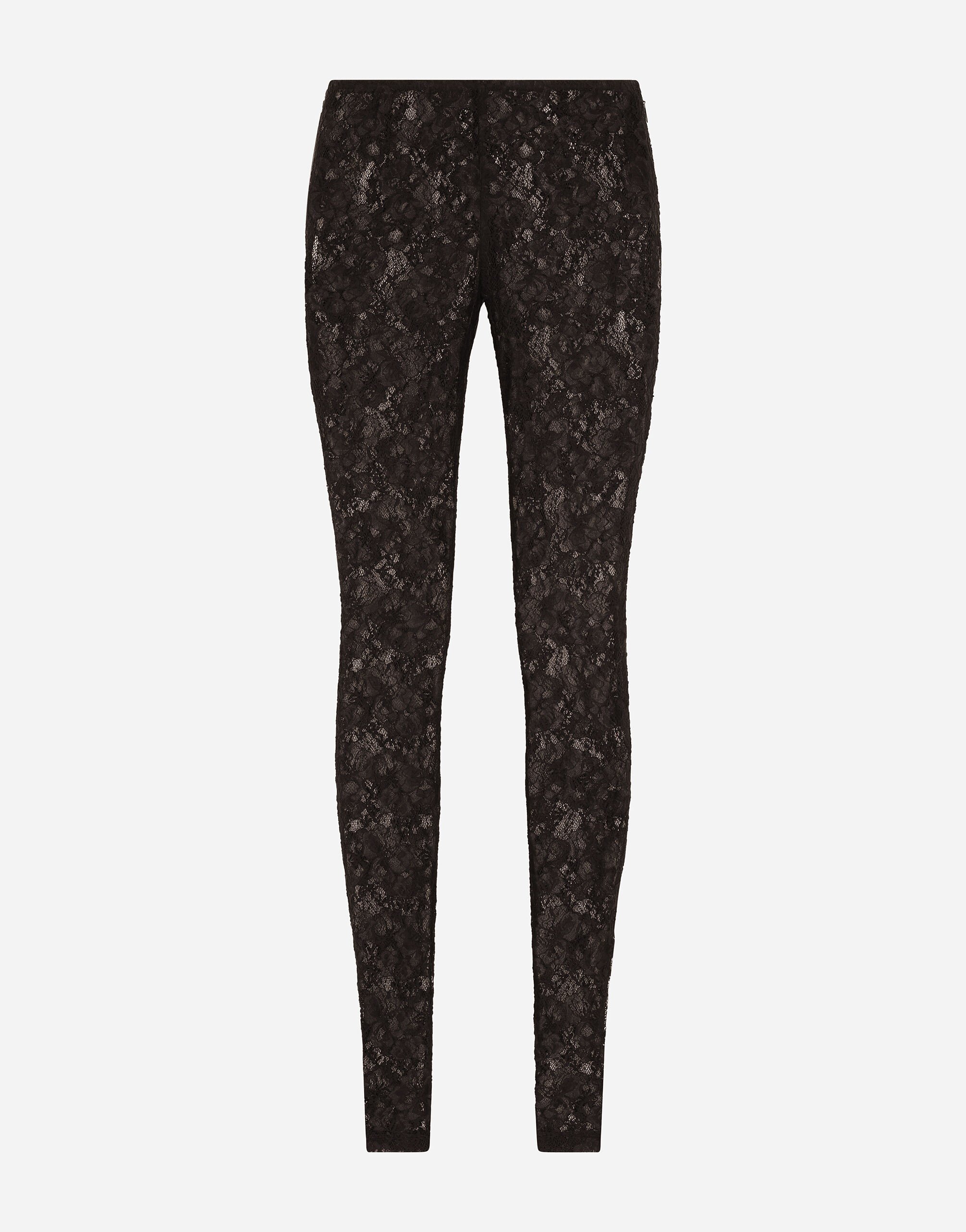 Dolce & Gabbana Lace leggings Black F4CC8TFJMM2
