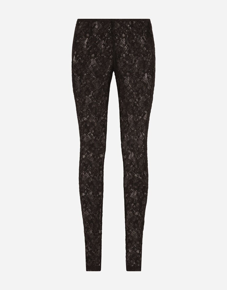 Dolce & Gabbana Lace leggings Black FTCGATHLM60